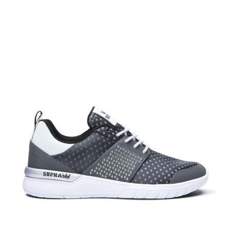 Supra Scissor Womens Low Tops Shoes Grey UK 56DPZ